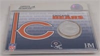 (E) Chicago Bears Silverplate Coin/Card