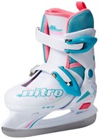 Girls Nitro 8.8 medium Ice Skates - sizes 1-4