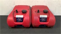 (2) Attwood 6 Gallon Gas Tanks