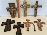 Lot of Decorative Crosses