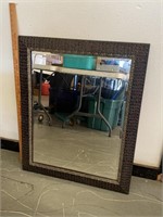 Very Nice Brown/Gold Framed Mirror