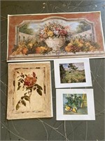 Lot of 4 Vintage Prints