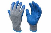 Knit Work Gloves-Textured Rubber Latex Coated