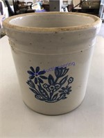 ONE-GALLON CROCK, USUAL AGE CRACKS/ CHIPS