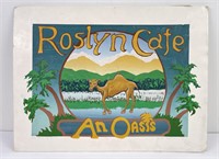 Roslyn Cafe Washington Camel Serigraph Print