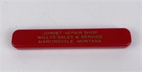 Willys Jeep Sales Martinsdale Montana Knife