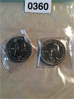 2 - George Bush Double Eagle Medal coins