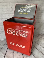 Restored Original Coca Cola Reach In Cooler