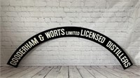 Gooderhams & Worth Licensed Distillers Sign