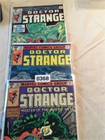 3 - Dr Strange Comic books #35, 36 & 37