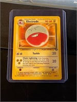 1999 Pokemon Electrode Rare Card Black Star