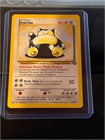 1999 Pokemon Snorlax Rare Card Black Star
