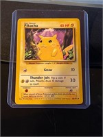 1999 Base Set Pokemon Pikachu Card 58/102