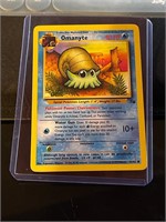 Original 1999 Omanyte Pokemon Trading Card