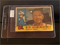 1960 Topps Baseball Red Schoendienst MLB CARD