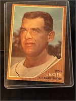 1962 Topps Baseball Don Larsen MLB CARD