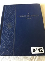 Set Lincoln penny coins 1941 & later