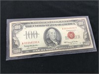 1966 Red Stamp $100 Bill