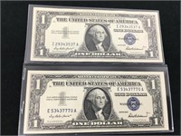 Uncirculated 1957 US $1 Silver Certificates