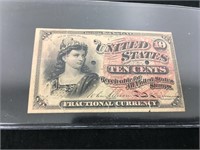 1863 US Fractional Currency