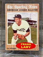 1962 Topps Baseball Frank Lary MLB CARD