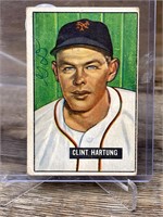 1951 Bowman Baseball Clint Hartung MLB CARD