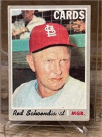 1970 Topps Baseball Albert Fred Schoendienst  CARD