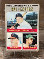 1970 Topps Baseball Powell Killebrew Jackson CARD