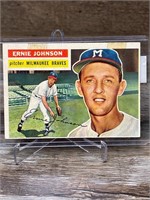 1956 Topps Baseball Ernie Johnson MLB CARD