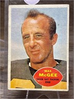 1960 Topps Football Max Mcgee NFL CARD
