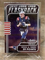 2020 Fantasy Flashback Tom Brady Football CARD