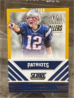 2016 Score signal Callers Tom Brady Football CARD