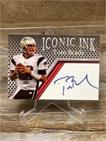 Iconic Ink HOF Tom Brady Signature Card Auto NFL