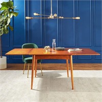 Century Modern Pine Extendable Dining Table
