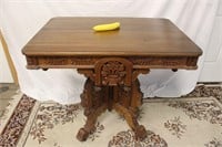 Victorian Eastlake-Style Carved Table