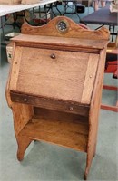 Old secretary desk approx size is 40 inches tall