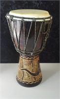 Hand Bongo drum approx 18 inches tall