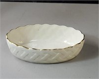 Lenox bowl with gold colored trim