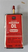 Sears light duty household oil can