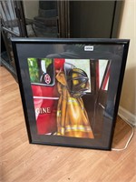 Framed fire engine with fire jacket