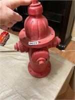 Plastic fire hydrant. Broken piece see pic