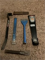 Chisels and pry bars