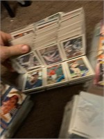 5 huge stacks baseball cards