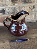 Old McCoy Brown Drip Pitcher