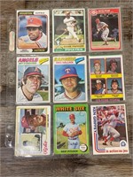 Vintage 1970s & 1980s Baseball CARD Sleeve