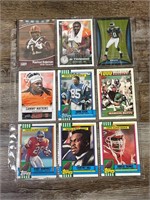 Vintage Ect Football Sleeve of trading CARDS Stars