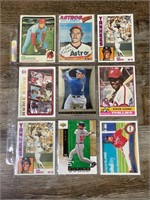 Vintage Sleeve of Stars & Hof Ect Baseball CArds