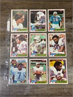 Vintage Football Trading CARD Sleeve NFL