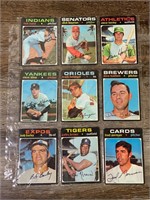 1971 Topps Baseball Sleeve of Sports CARDS