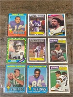 OLD Minnesota Vikings Football CARDS NFL Sleeve